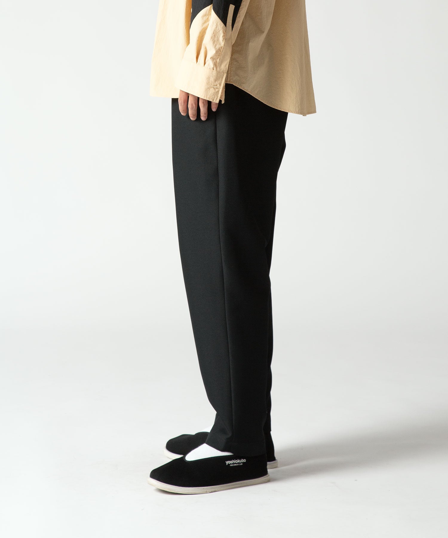 TWILL TUCK PANTS