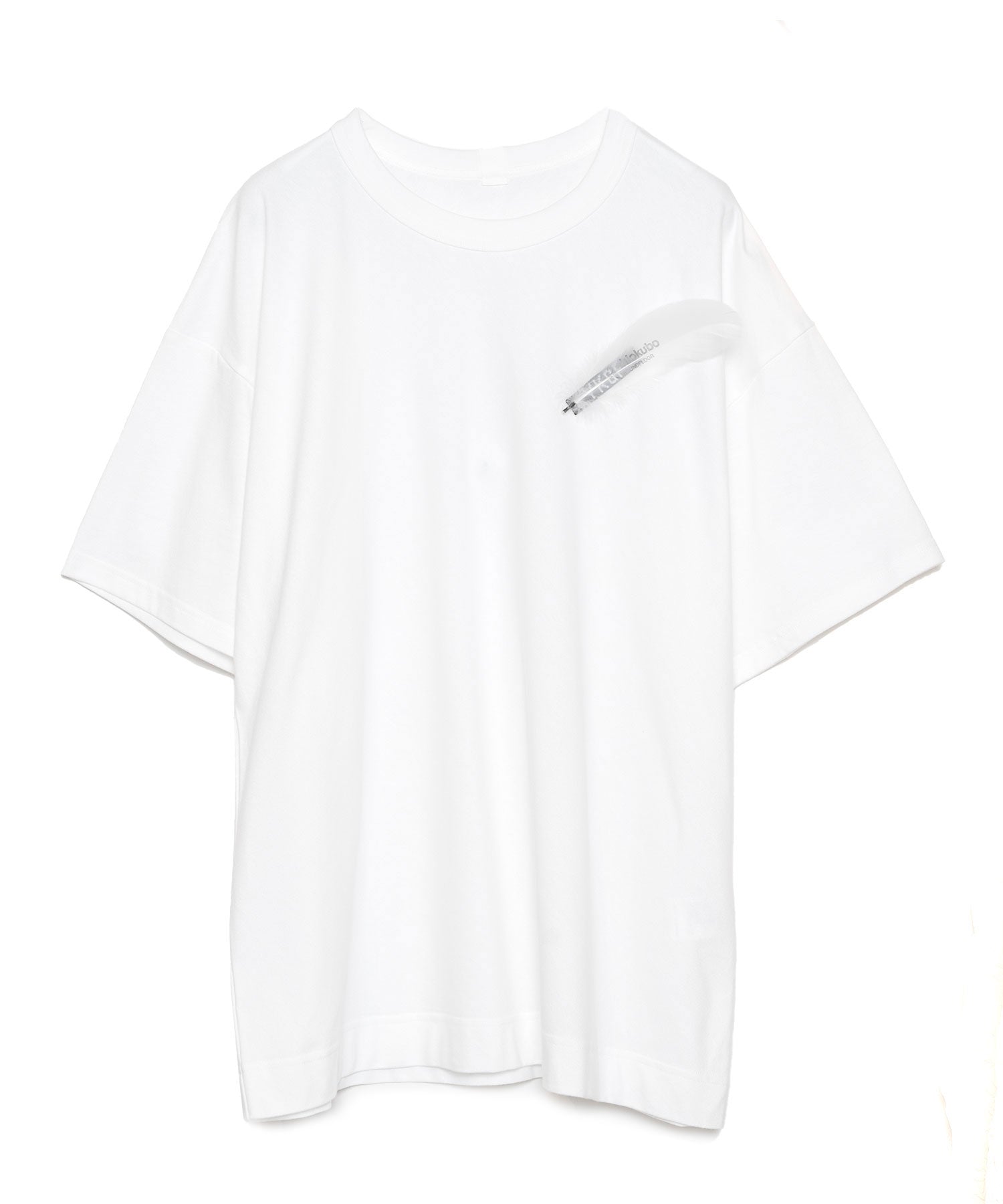 yoshiokubo ヨシオクボ / FEATHER S/S TEE フェザー ビッグシルエット