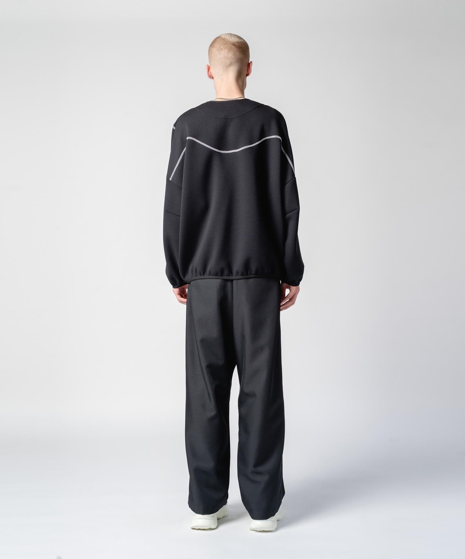 yoshiokubo ヨシオクボ　ワイドスラックス　黒 yoshiokubo ヨシオクボ ワイドスラックス 黒