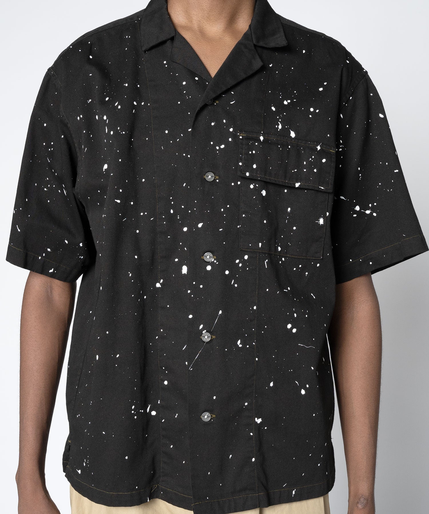 ★OY★CAMO STAR TEE - BLACK★正規品/韓国直送料込/人気 SPLASH DARK CAMO S/S SHIRT｜yoshiokubo(ヨシオクボ)公式通販｜