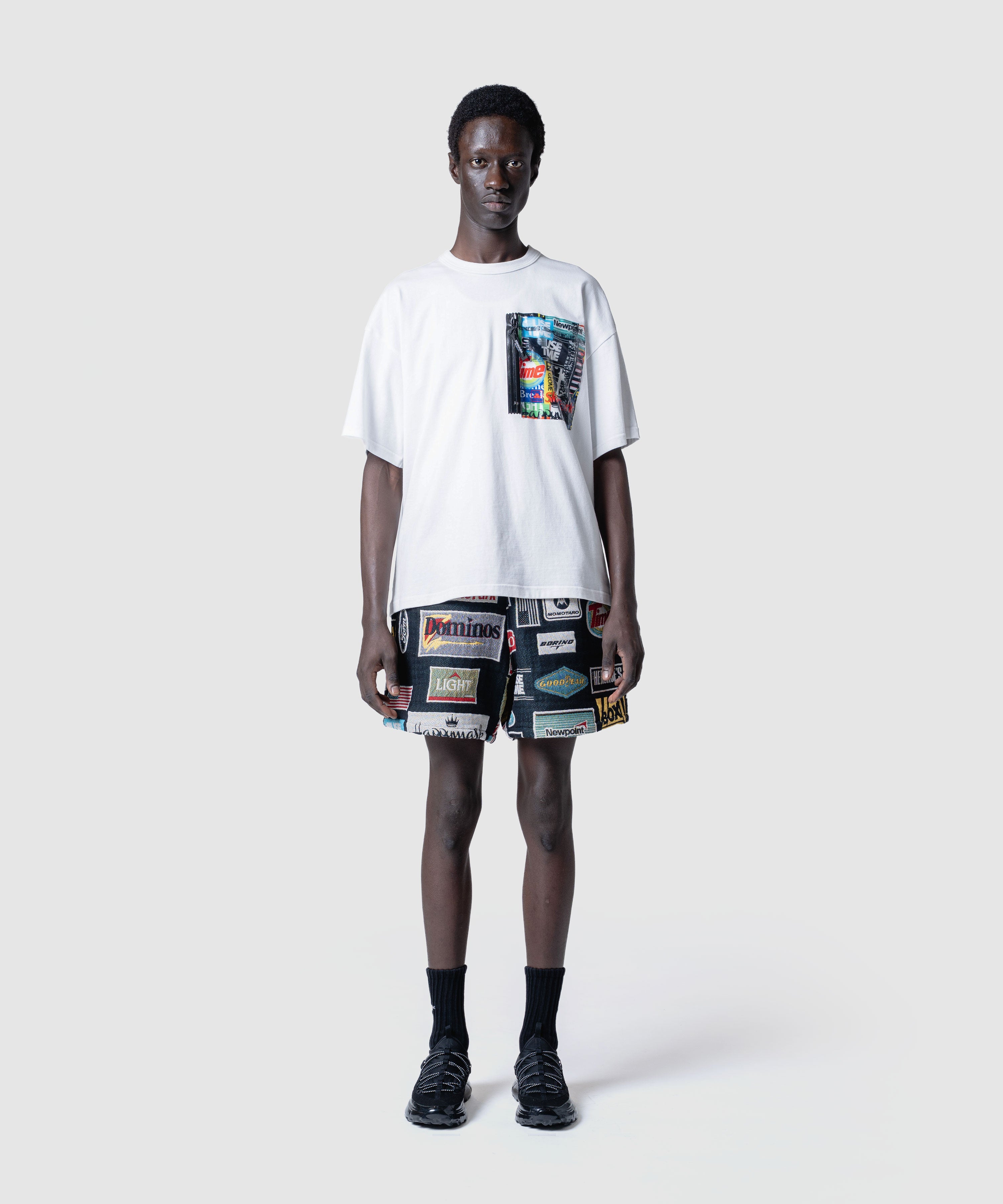 【たかぼー】3月25日テキスト出品 MULTI-LOGO FILM PK S/S T｜yoshiokubo(ヨシオクボ)公式通販