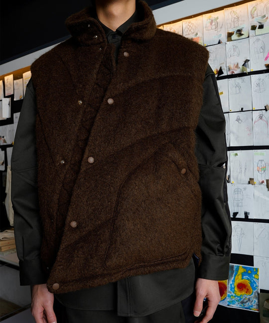 裏側から見た、25年秋冬アイテムの魅力　SHAGGY TWIST VEST