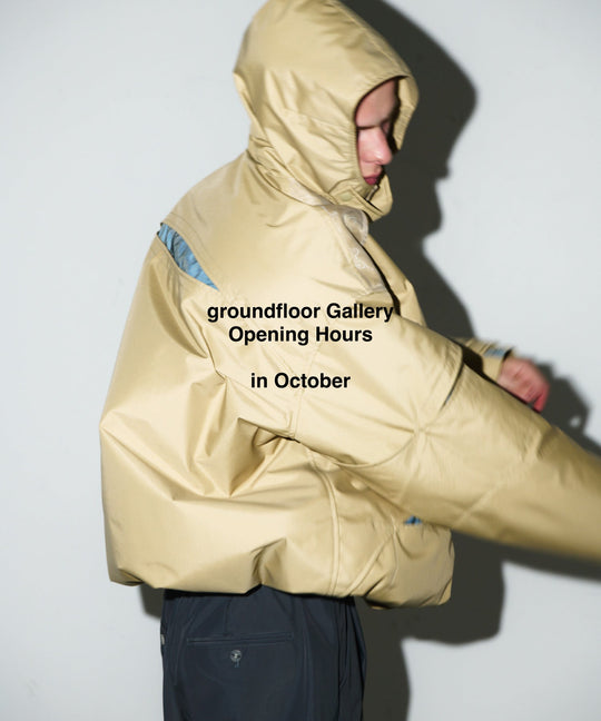 10月groundfloor Galleryオープンのお知らせ