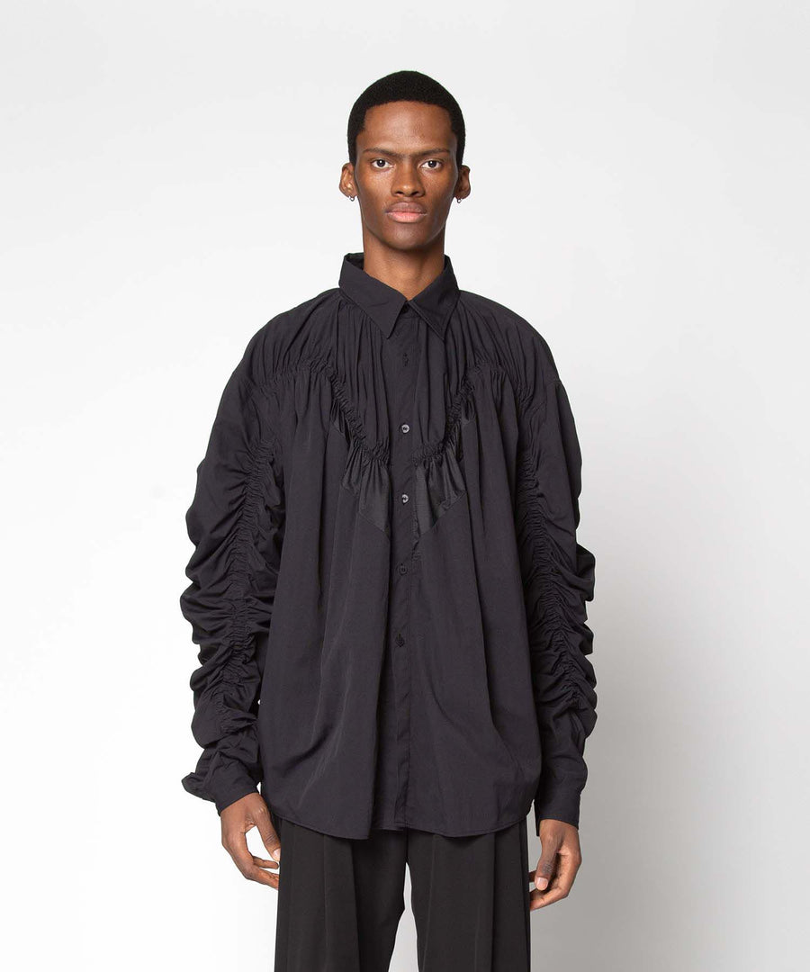 BIND NYLON SHIRT BLOUSON