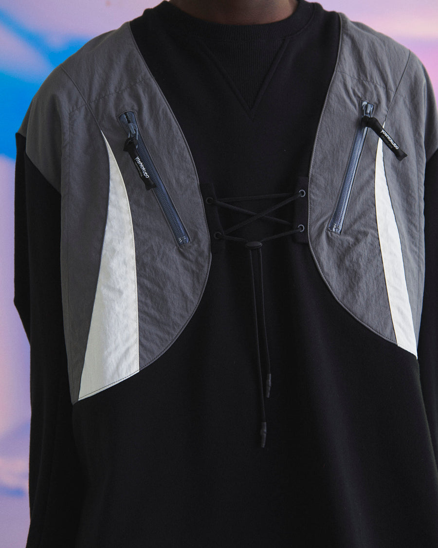 TRAIL NYLON SWEAT TOP