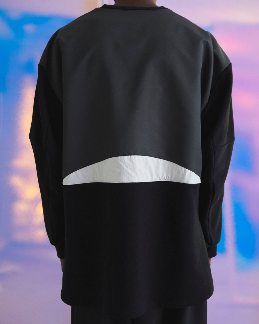 TRAIL NYLON SWEAT TOP