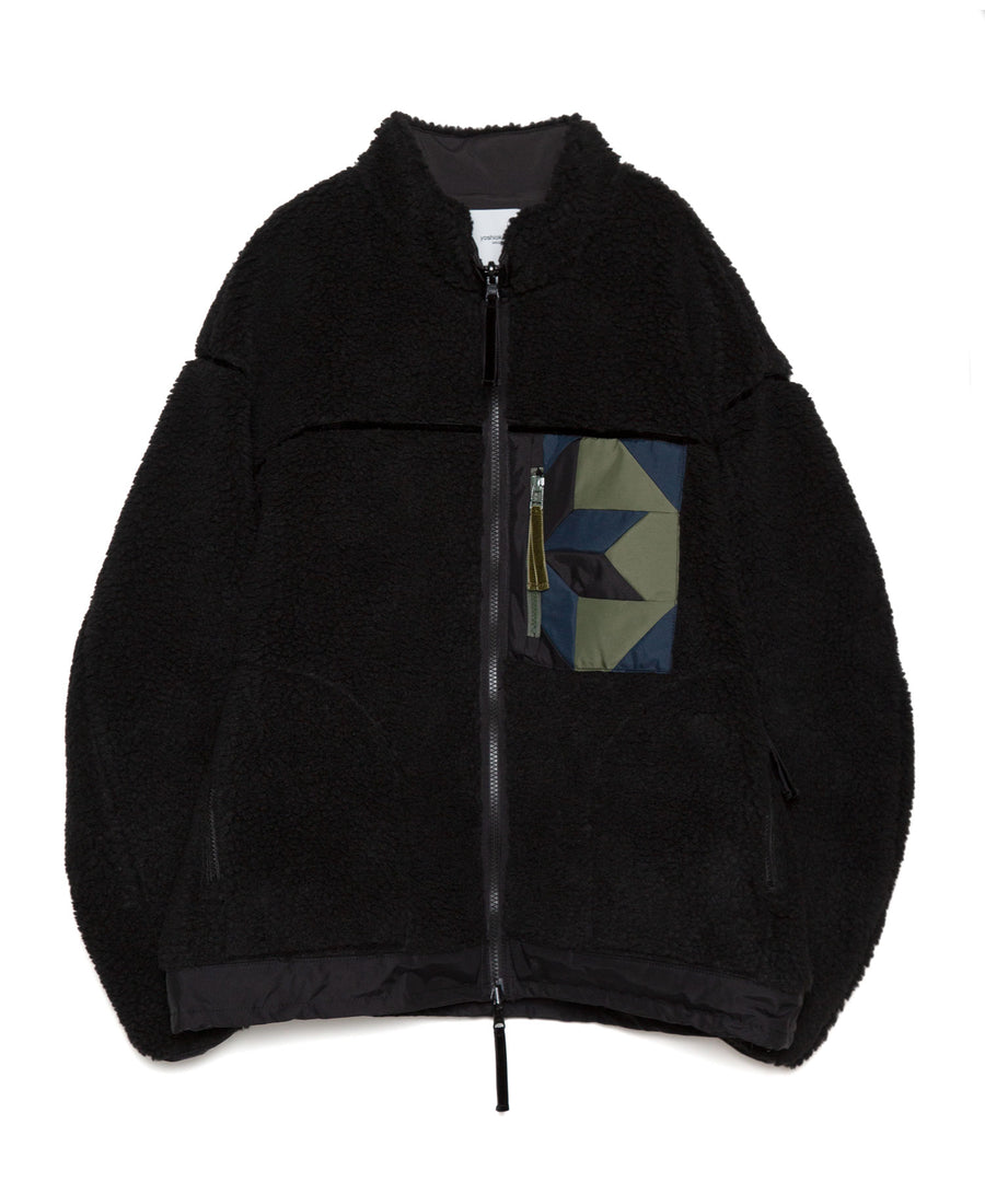 PATCHWORK PK BOA BLOUSON