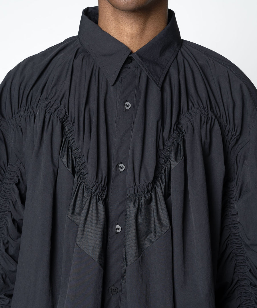 BIND NYLON SHIRT BLOUSON