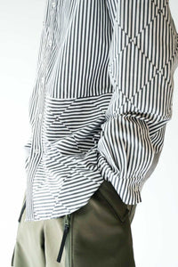 MIX STRIPE L/S SHIRT