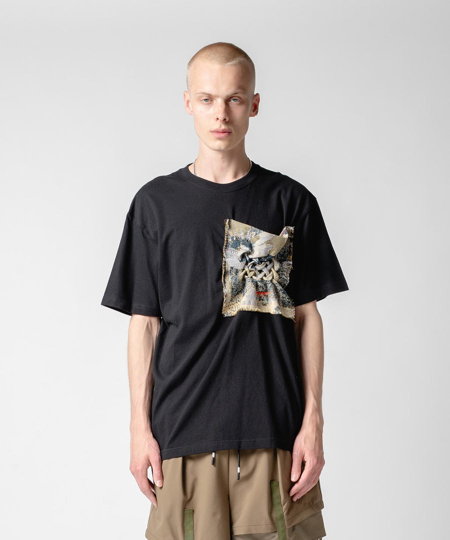 CRASH POCKET S/S T "SNOW"