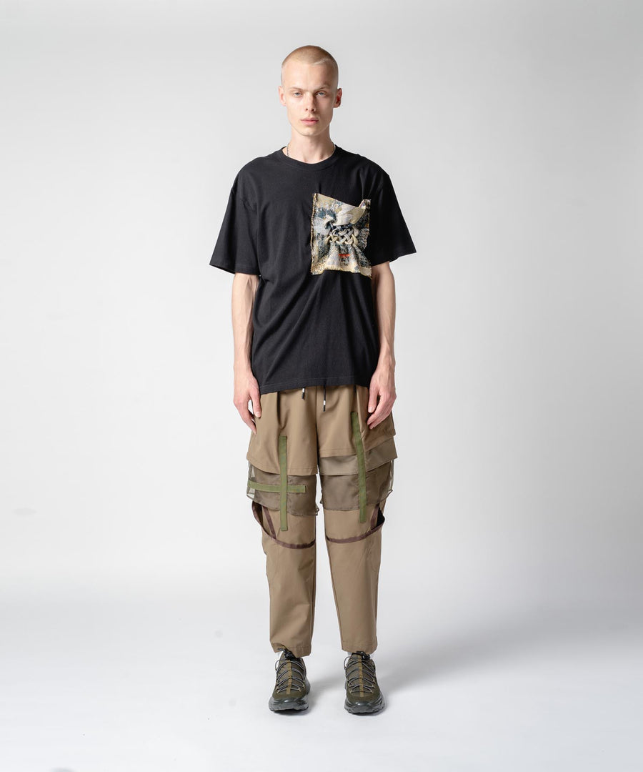 CRASH POCKET S/S T "SNOW"
