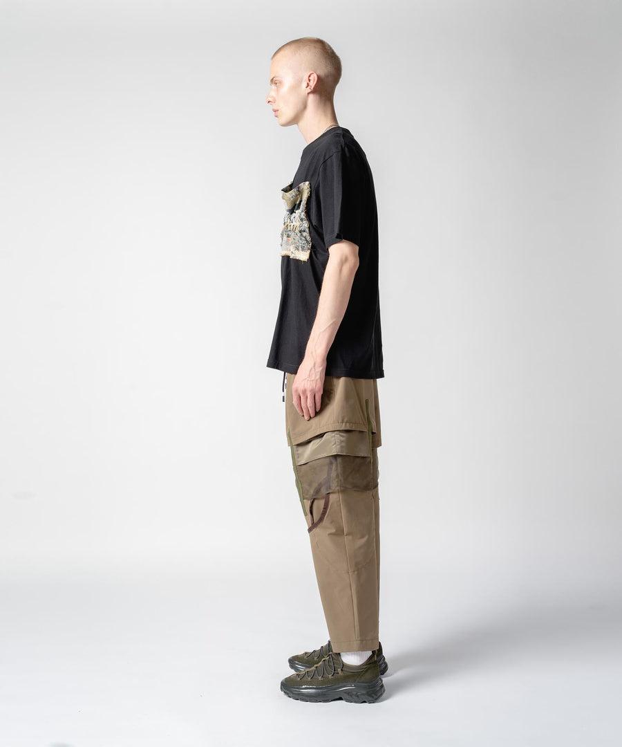 CRASH POCKET S/S T "SNOW"