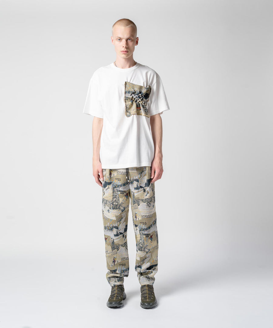CRASH POCKET S/S T "SNOW"