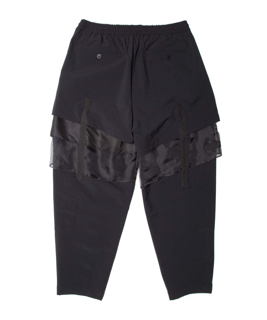 SLASH TUCK PANT