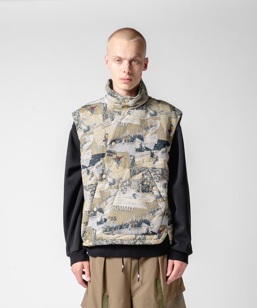 【残り1点】TWIST BOA VEST "SNOW"