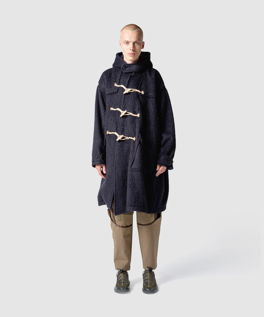SHAGGY TWIST DUFFLE COAT