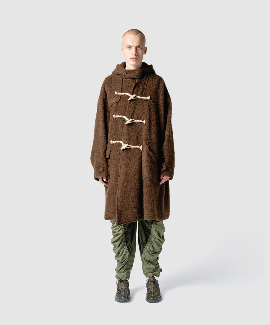 SHAGGY TWIST DUFFLE COAT