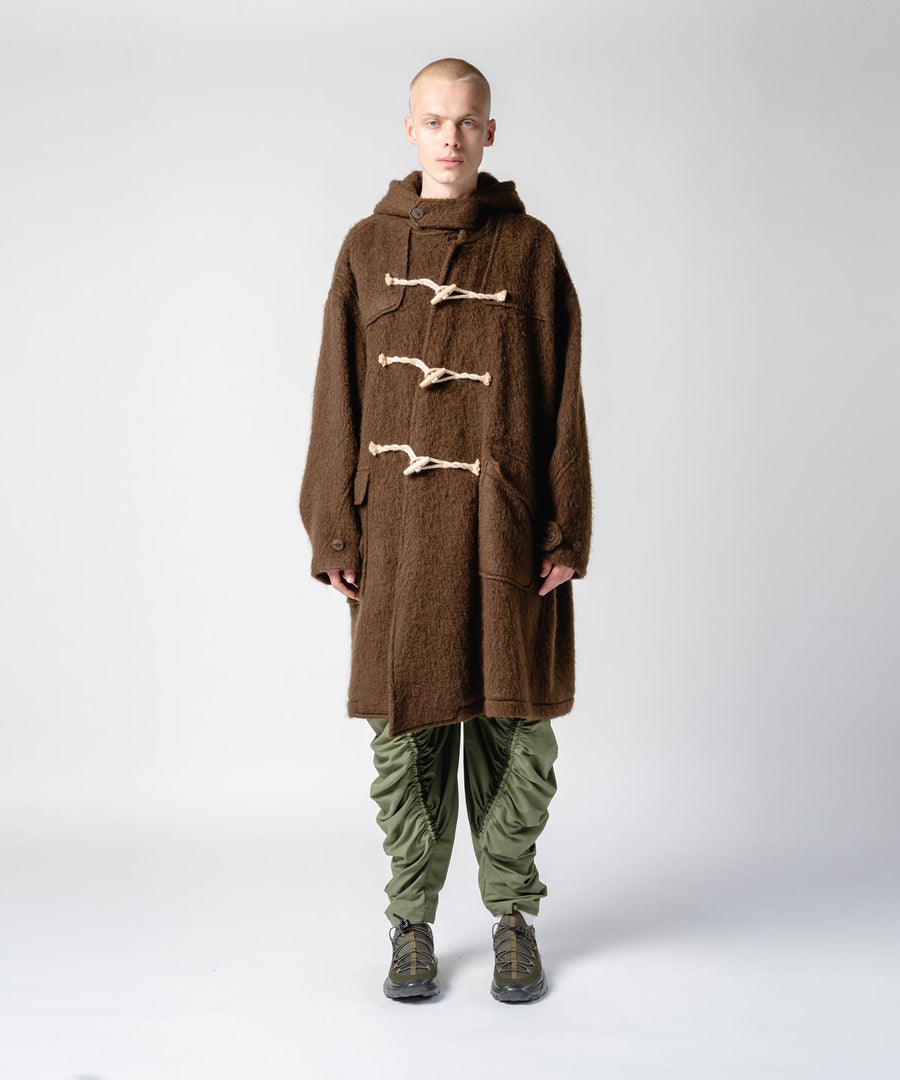 SHAGGY TWIST DUFFLE COAT