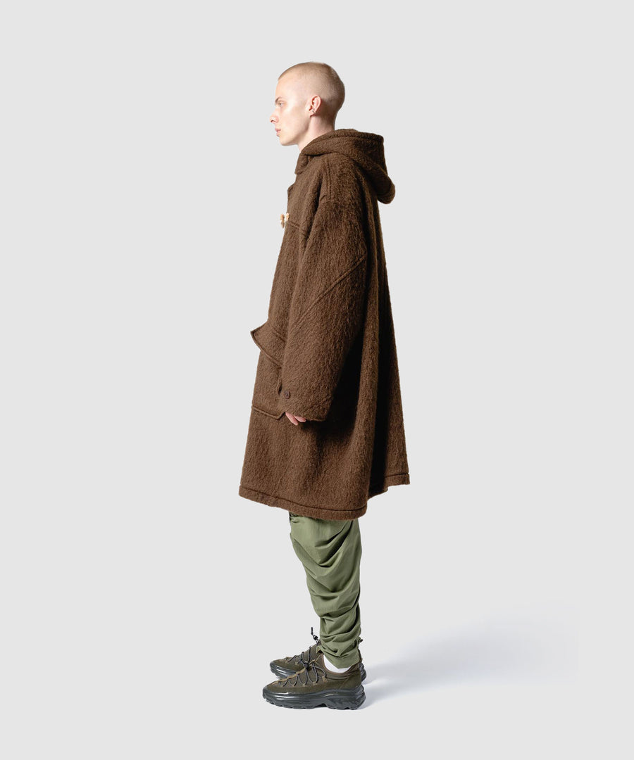 SHAGGY TWIST DUFFLE COAT