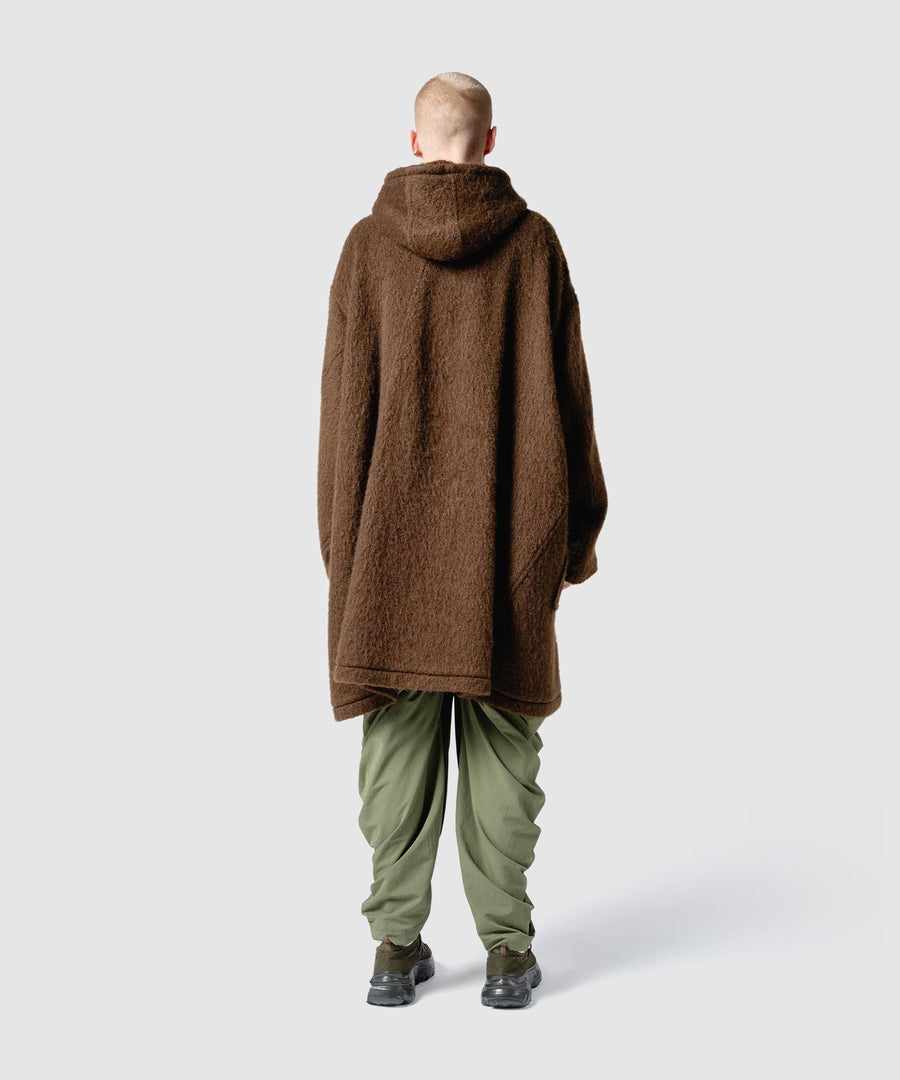 SHAGGY TWIST DUFFLE COAT