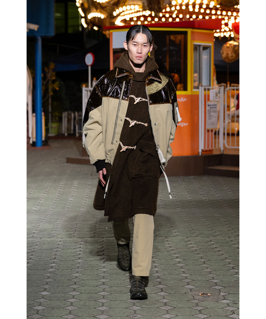 SHAGGY TWIST DUFFLE COAT