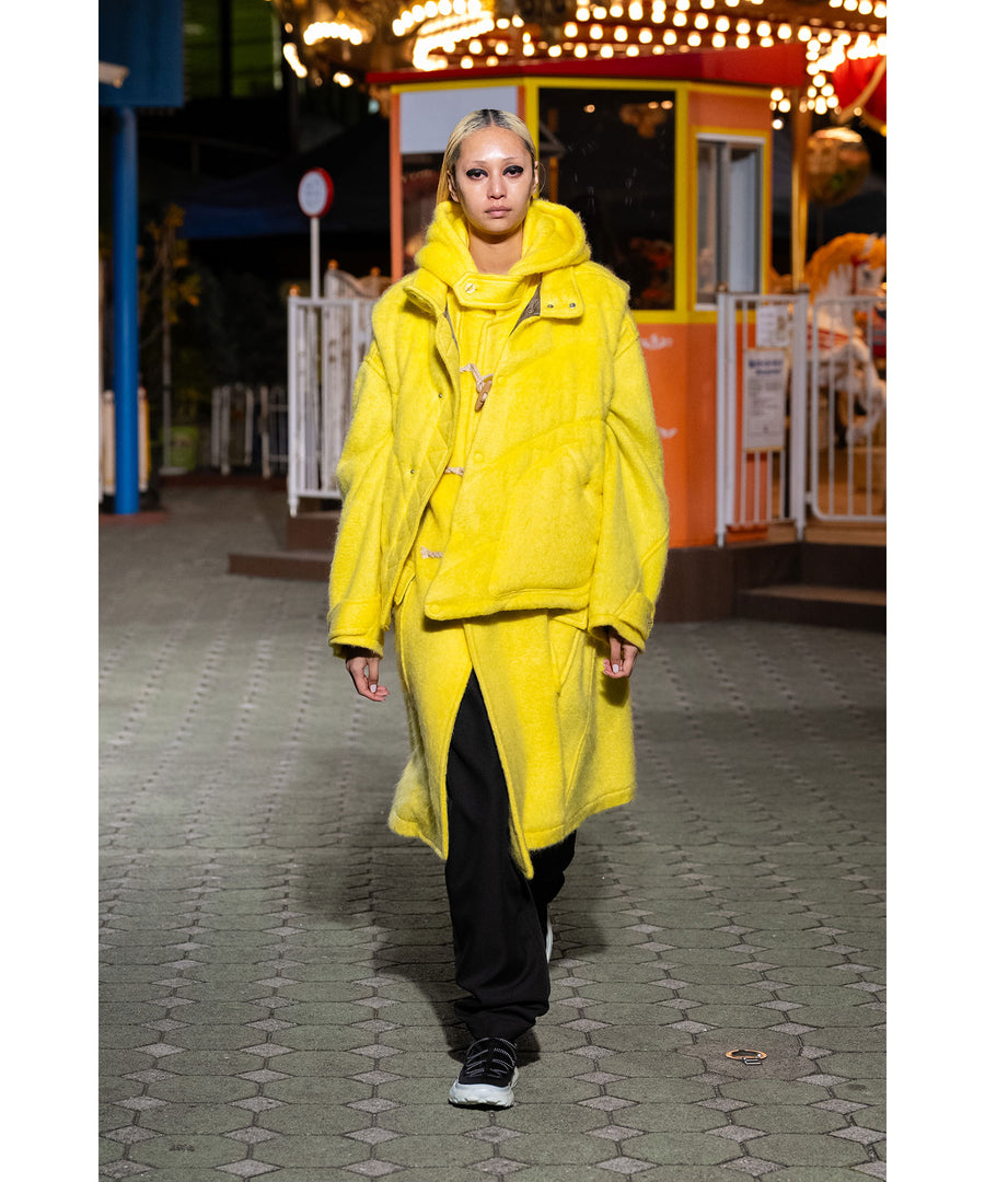 SHAGGY TWIST DUFFLE COAT
