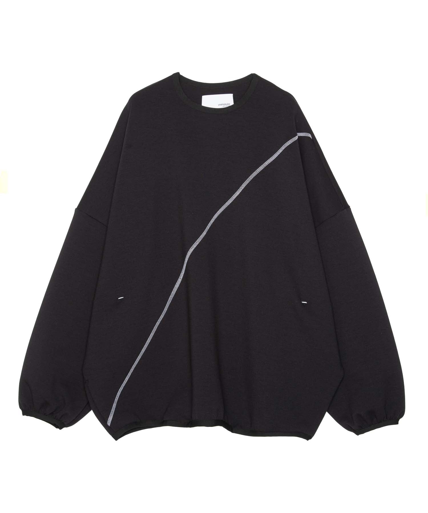 yoshio kubo ヨシオクボ　バイカラーコート　1　ベージュ　ブラック yoshiokubo(ヨシオクボ) 22AWコレクション 1stデリバリー