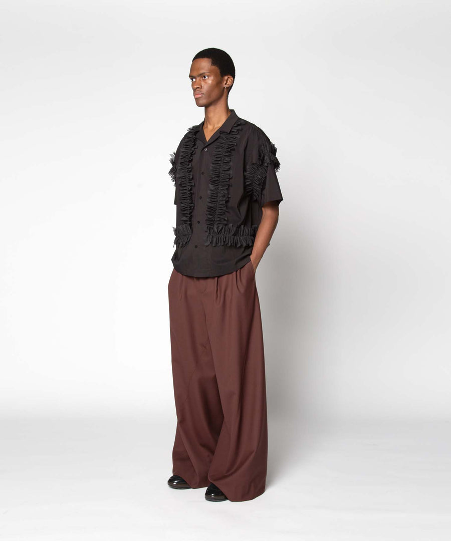 TWIST WOOL SLACKS