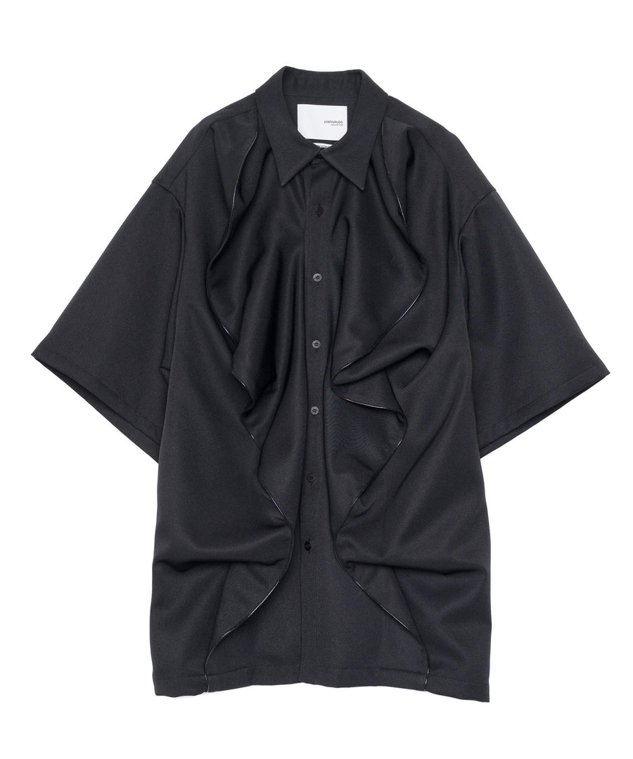 【新品】25ss　yoshiokubo　ギャザーシャツ FLUTTER S/S SHIRT｜yoshiokubo(ヨシオクボ)公式通販