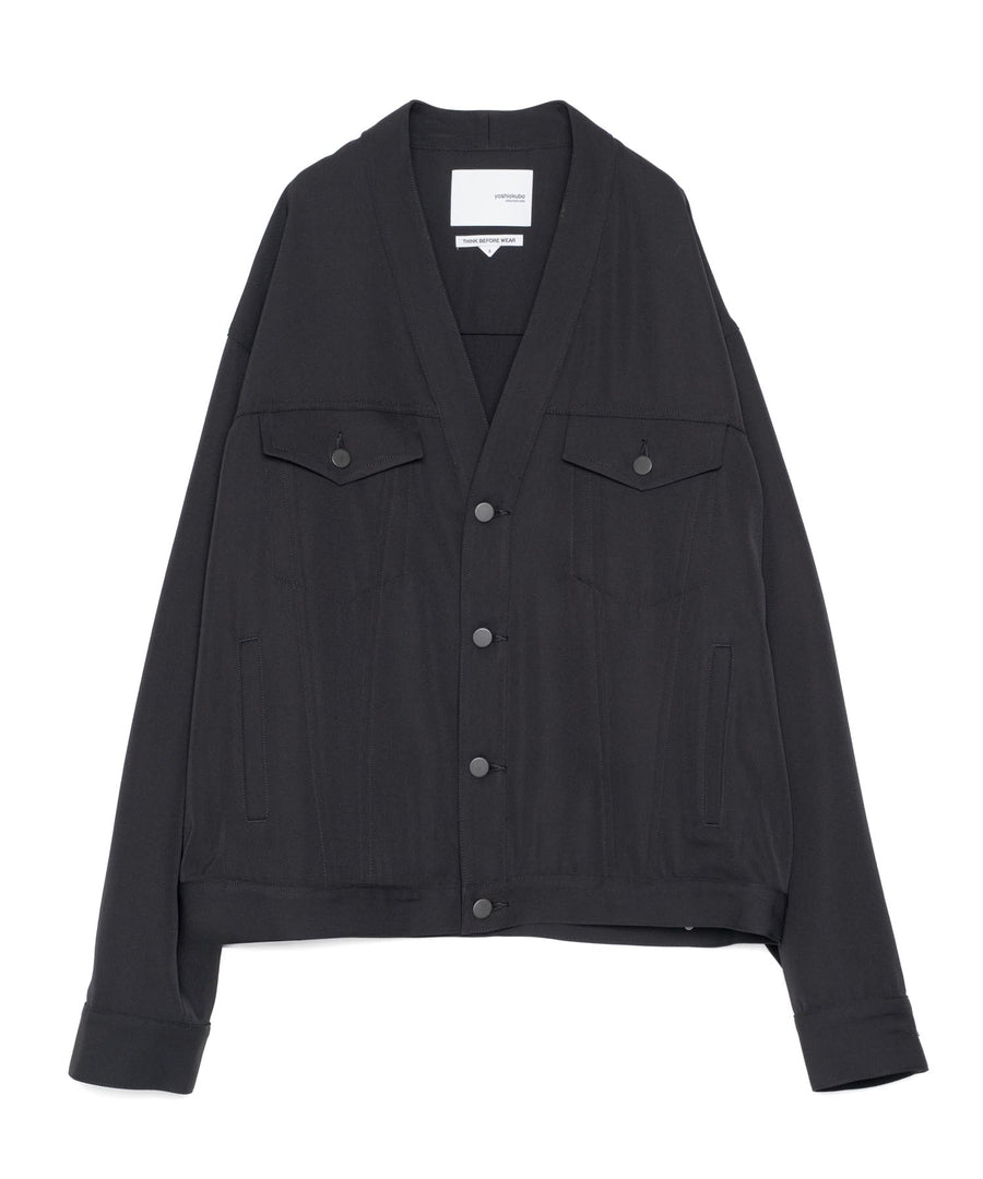 COLLARLESS JACKET｜yoshiokubo(ヨシオクボ)公式通販